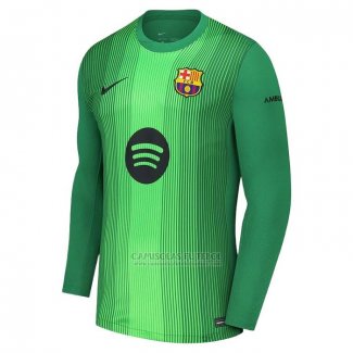 Camisola Barcelona Goleiro 1º Manga Comprida 2025-2026