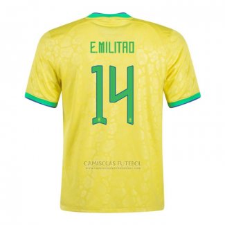 Camisola Brasil Jogador E.militao 1º 2022