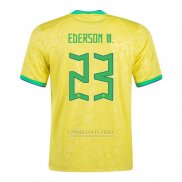 Camisola Brasil Jogador Ederson M. 1º 2022
