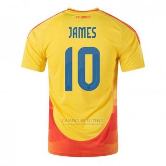 Camisola Colombia Jogador James 1º 2024