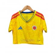 Camisola Colombia 1º Mulher Cropped 2026