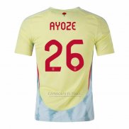 Camisola Espanha Jogador Ayoze 2º 2024
