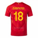 Camisola Espanha Jogador Zubimendi 1º 2024
