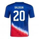 Camisola Estados Unidos Jogador Balogun 2º 2024