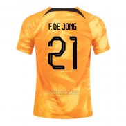 Camisola Holanda Jogador F.de Jong 1º 2022