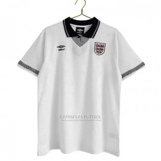Camisola Inglaterra 1º Retro 1990