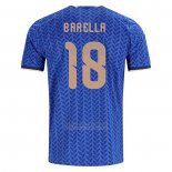 Camisola Italia Jogador Nicolo Barella 1º 2026