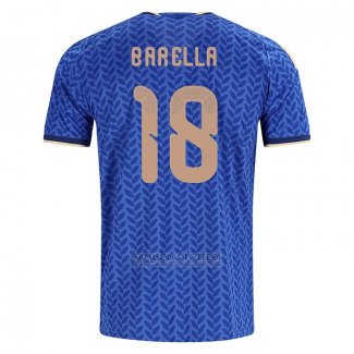 Camisola Italia Jogador Nicolo Barella 1º 2026