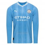 Camisola Manchester City 1º Manga Comprida 2023-2024