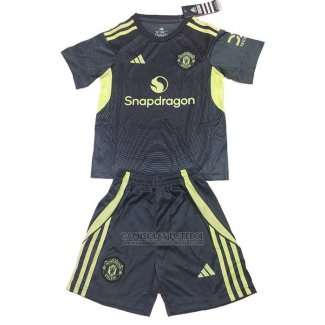 Camisola Manchester United Goleiro 2º Crianca 2025-2026