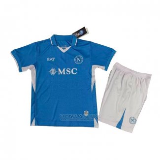 Camisola Naples 1º Crianca 2024-2025