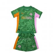 Camisola PSV Goleiro Crianca 2025-2026 Verde