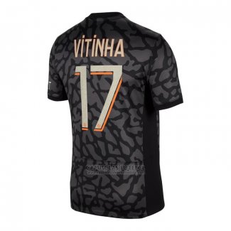 Camisola Paris Saint-Germain Jogador Vitinha 3º 2023-2024