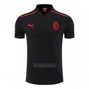 Camisola Polo del AC Milao 2022-2023 Preto