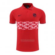 Camisola Polo del Atletico Madrid 2022-2023 Vermelho