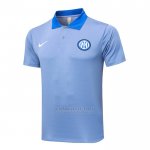 Camisola Polo del Inter de Milao 2024-2025 Azul