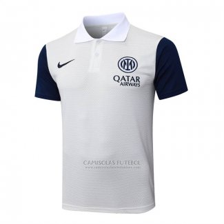 Camisola Polo del Inter de Milao 2025-2026 Branco