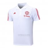Camisola Polo del Manchester United 2023-2024 Branco