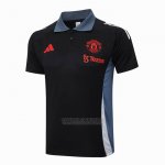 Camisola Polo del Manchester United 2024-2025 Preto