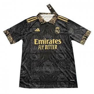 Tailandia Camisola Real Madrid Dragon 2024-2025 Preto Oro