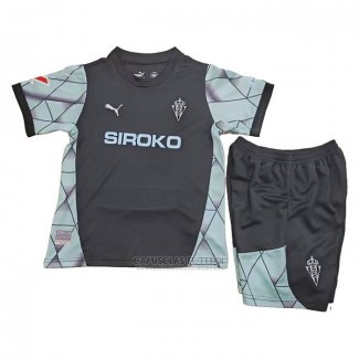 Camisola Sporting Gijon 2º Crianca 2024-2025