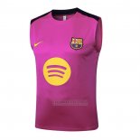 Camisola de Treinamento Barcelona Sem Mangas 2025-2026 Rosa