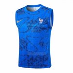 Camisola de Treinamento Franca Sin Mangas 2025-2026 Azul