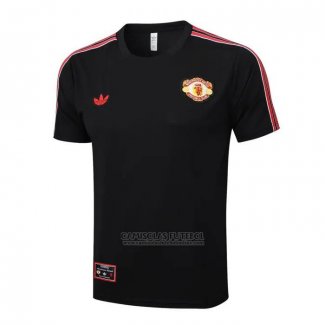 Camisola de Treinamento Manchester United 2025-2026 Preto
