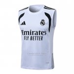 Camisola de Treinamento Real Madrid Sin Mangas 2025-2026 Branco