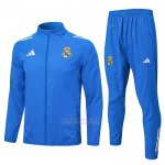 Fato de Treino Com Blusao del Real Madrid 2026-2027 Azul