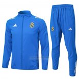 Fato de Treino Com Blusao del Real Madrid 2026-2027 Azul