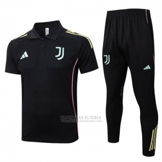 Conjunto Polo del Juventus 2025-2026 Preto