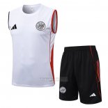 Fato de Treino Ajax Sin Mangas 2025-2026 Branco