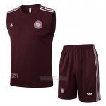Fato de Treino Bayern de Munique Sem Mangas 2025-2026 Vermelho