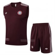 Fato de Treino Bayern de Munique Sem Mangas 2025-2026 Vermelho