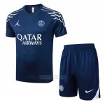 Fato de Treino Paris Saint-Germain Manga Curta 2025-2026 Azul - Calcas Curta