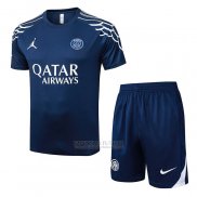 Fato de Treino Paris Saint-Germain Manga Curta 2025-2026 Azul - Calcas Curta