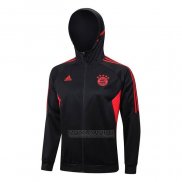 Jaqueta Hoodie Bayern de Munique 2023-2024 Preto