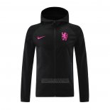 Jaqueta Hoodie Chelsea 2024-2025 Preto