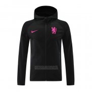 Jaqueta Hoodie Chelsea 2024-2025 Preto