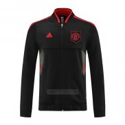 Jaqueta Manchester United 2022-2023 Preto Y Vermelho