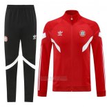 Jaqueta de Treinamento Bayern de Munique Crianca 2024-2025 Vermelho Branco