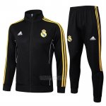 Jaqueta de Treinamento Real Madrid 2025-2026 Preto Amarelo