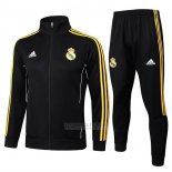 Jaqueta de Treinamento Real Madrid 2025-2026 Preto Amarelo