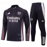 Sueter de Treinamento Arsenal Crianca 2024-2025 Cinza Oscuro