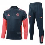Sueter de Treinamento Bayern de Munique Crianca 2025-2026 Cinza Laranja