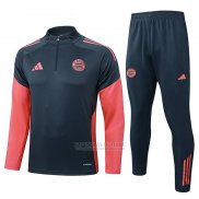 Sueter de Treinamento Bayern de Munique Crianca 2025-2026 Cinza Laranja