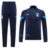 Sueter de Treinamento Italia 2022-2023 Azul