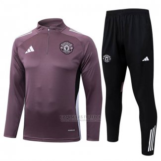 Sueter de Treinamento Manchester United 2025-2026 Purpura