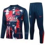 Sueter de Treinamento Paris Saint-Germain Crianca 2024-2025 Azul